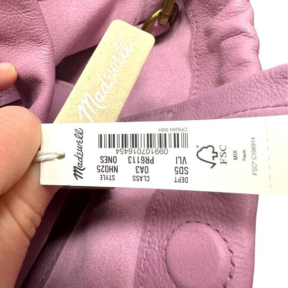 NWT Madewell The Piazza Crossbody Bag Vibrant Lilac - Picture 12 of 12